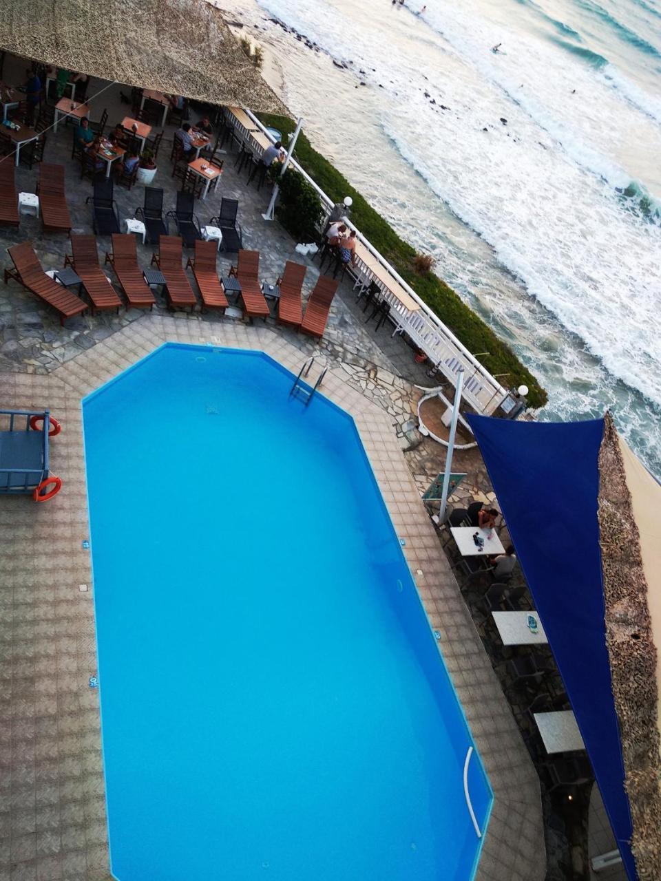 Sunset Beach Hotel Kokkini Hani Bagian luar foto